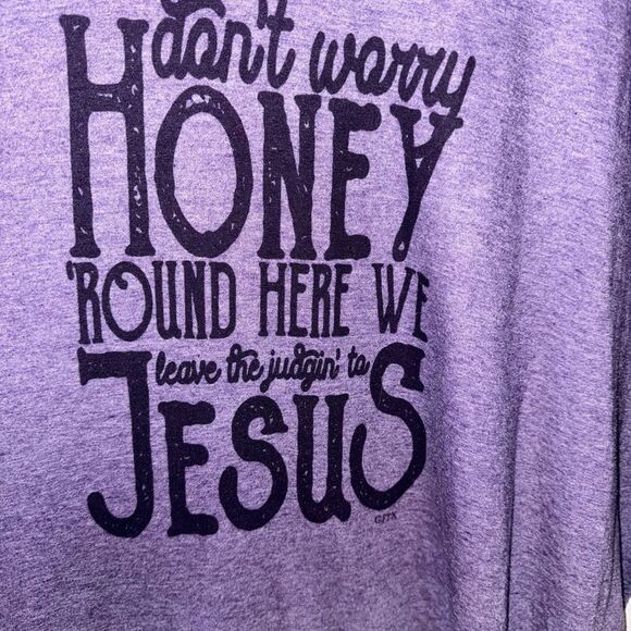 Gildan Purple Short Sleeve Tee - Picture 2 of 4